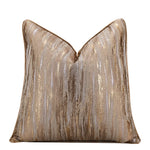 housse coussin doré contemporain polyester carré 50x50 45x45 30x50cm sofa décoration chambre voiture