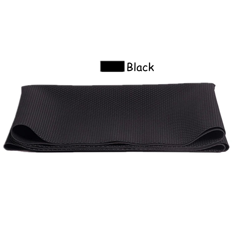 tapis yoga pliable caoutchouc naturel violet rose bleu noir hexagonal sportif minimaliste