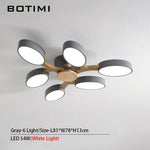 plafonnier moderne blanc bois éclairage led surface montée flux lumineux 249 2000 mètres carrés