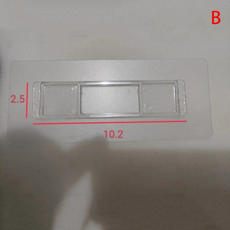 porte cartes adhésif transparent moderne sans motif 10 pièces support rangement