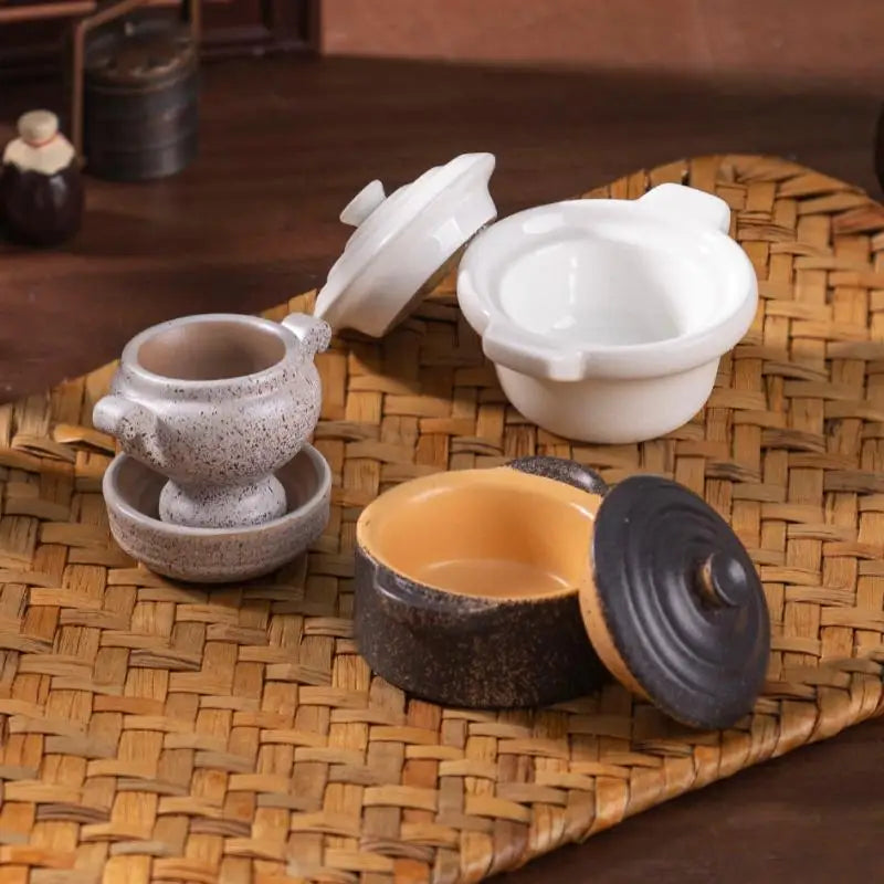assiettes miniatures dessert blanc noir assiettes rustiques classiques textures marbrées accessoires cuisine poupée
