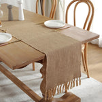 table table beige rayures diagonales noël halloween rustique texturé serviettes inclusées pâques action