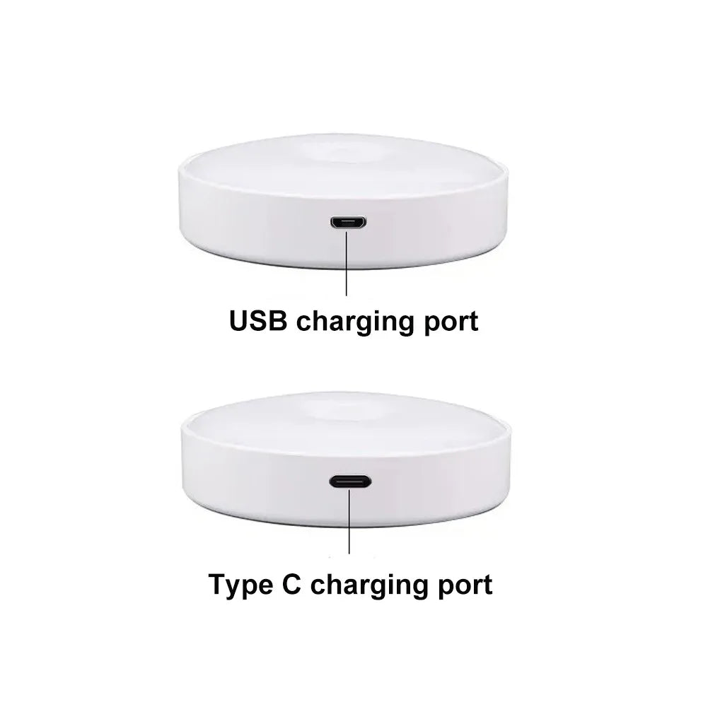 veilleuse lampe nuit led charge type mouvement blanc moderne sans fixation opacité automatique chambre