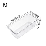 boîtes rangement transparentes modernes boîtes cosmétiques boîtes toilette boîtes boîtes cuisine empilables minimalistes