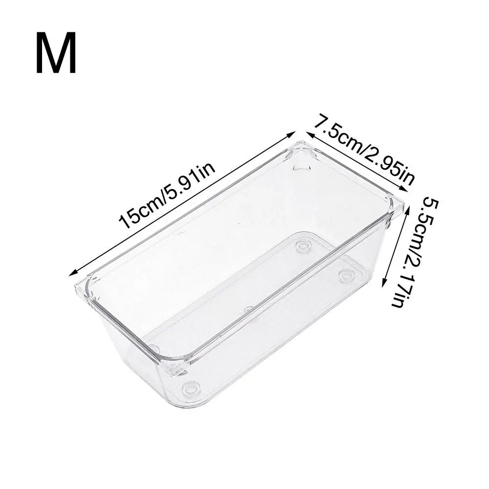 boîtes rangement transparentes modernes boîtes cosmétiques boîtes toilette boîtes boîtes cuisine empilables minimalistes