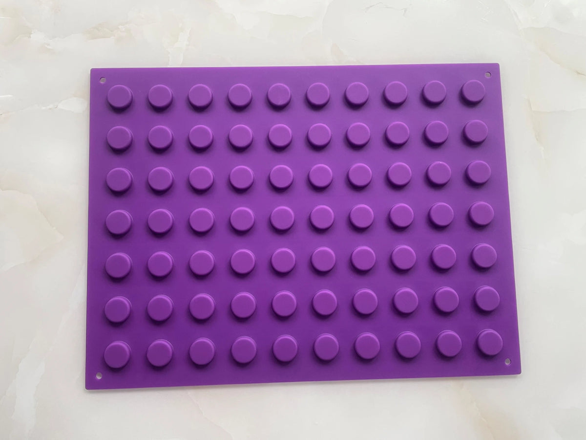 tapis magnétique silicone 12 16 violet circulaire outils médicaux antidérapant réutilisable autoclave ecofriendly