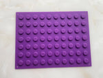 tapis magnétique silicone 12 16 violet circulaire outils médicaux antidérapant réutilisable autoclave ecofriendly