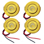 Spot LED argent or noir moderne câbles noirs rouges 12v 24v led cuisine