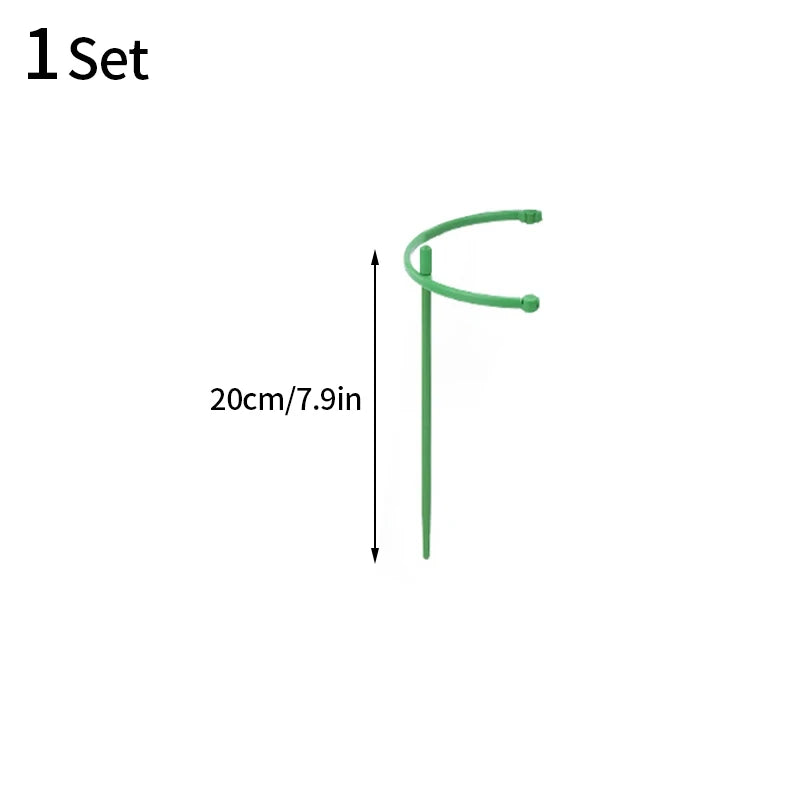supports plante plastique vert moderne clips orchidées roses 12 sets 18 sets 24 sets