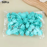 décoration intérieure artificielle roses multicolores maison événements DIY