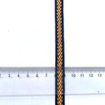ruban décoratif polyester largeur 1.7cm noir marron clair bleu marine orange vert rouge classique