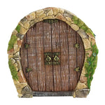 porte miniature rouge bleu vert bois pierre artisanale rustique adhésif poignée étoile trèfle cloche