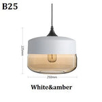 Suspension lumineuse moderne verre translucide câble noir salon chambre