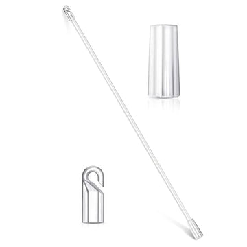 rideau transparent moderne tige verticale embout fixation boîte rangement
