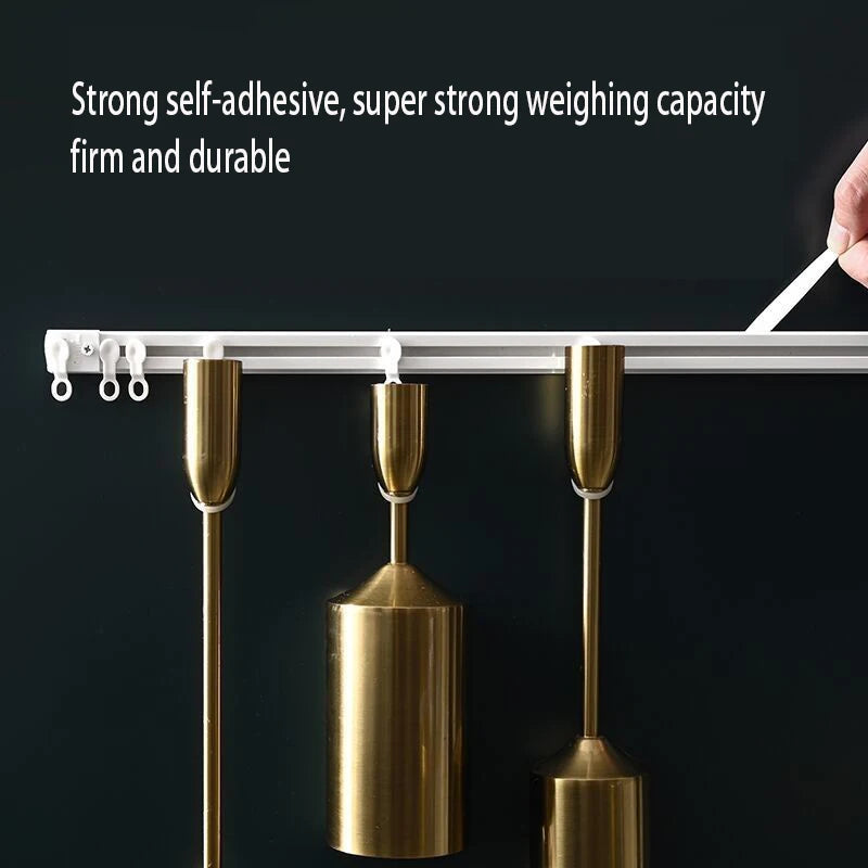 Détail de la poulie silencieuse du rail de rideau sans perçage