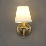 lampes murales or noir abat jour opaque classique traditionnel chambre coucher