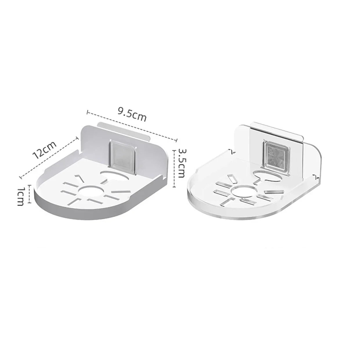 support mural transparent blanc clips caméra vidéosurveillance moderne facile respectueux environnement