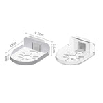 support mural transparent blanc clips caméra vidéosurveillance moderne facile respectueux environnement