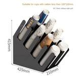 porte couverts moderne adhésifs noir rangement cuisine contemporain fixations visibles
