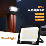 projecteur led extérieur moderne 10w 20w 30w 50w 100w 150w 200w noir ip66