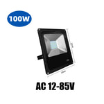 projecteur led moderne 50w ip66 noir clips fixation 12v 24v 36v étanche cold white