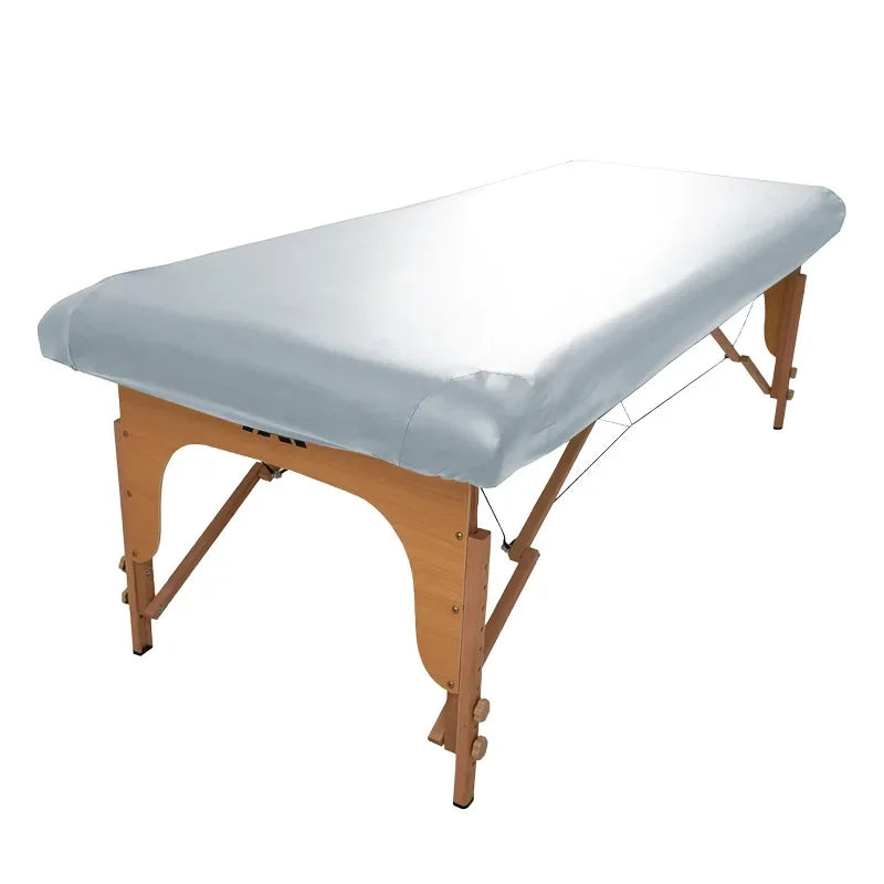 table massage gris noir brillante moderne coussin massage facile nettoyer