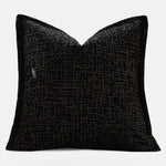 coussin carré jacquard géométrique 100 polyester contemporain beige noir gris vert opacité nordiquecoration maison