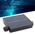 panneau solaire télécommande réglable guirlandes lumineuses modes luminosité timer off connecteurs abstraits