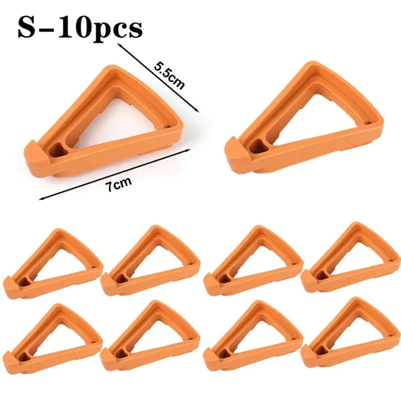 supports pot orange moderne adhésif 10pc 5pc plateau plat lisse ventilé jardineriaux