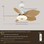 ventilateur led moderne feuilles palmier blanc beige opacité télécommande certification vde ul cqc
