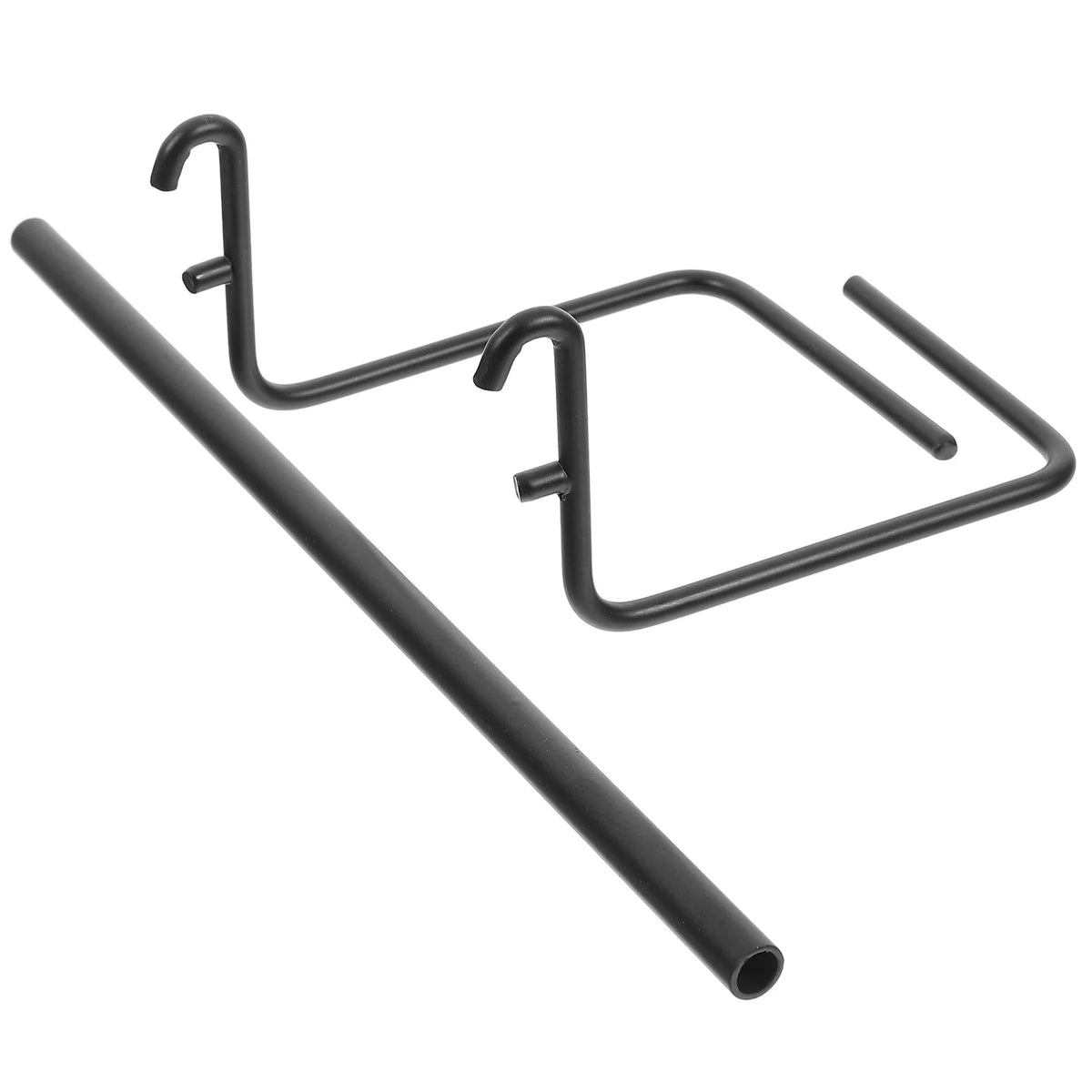 porte serviettes mural noir barre support porte papier cuisine étagère accessoire mur moderne minimaliste