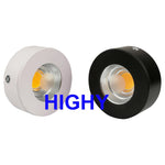 Spot LED moderne 5W 7W noir blanc fixe surface chambre cuisine salon
