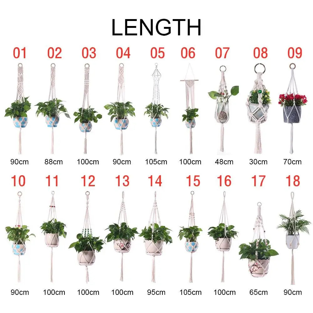 support plante suspendue macramé blanc cassé artisanal anneau métallique pot plante balcon jardinintérieur