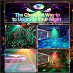 lampe disco moderne noire télécommande câble usb instructions éclairage scène divertissement nhà cửa