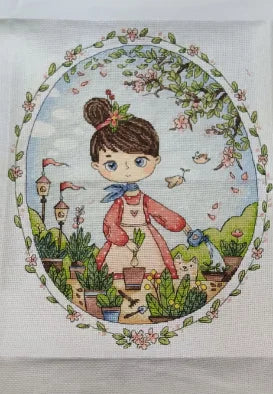 broderie portrait fleurs animaux paysages colorées traditionnelle réaliste