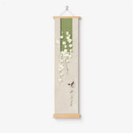 peinture murale impression toile paysage floral artiste minimaliste vert clair rectangle