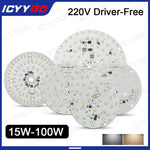 plaque led 100w 80w blanc moderne 198mm 160mm sans pilote smd2835 aluminium