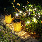 guirlande lumineuse solaire blanc motif géométrique moderne batterie solaire fil lumineux tringle fixation