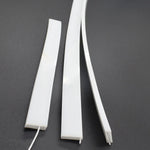 tube flexible protection ruban led blanc translucide moderne 12mm(ws2812) sans motif surface lisse