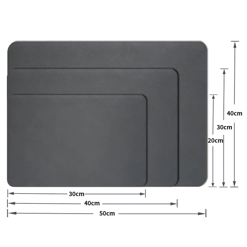 tapis cuisine anti dérapant noir moderne absorbant rapide drainage vaisselle 20x30 cm