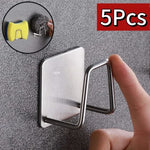 porte savon porte coupe adhésif acier inoxydable transparent moderne porte recuri porte balai cuisine