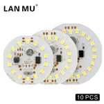 plaque led circulaire diodes blanc moderne 5w 7w 9w 12w 15w 18w 220v