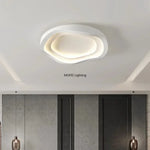 plafonnier led moderne blanc contemporain ovales opacité commandes tactiles