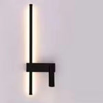 lampe murale moderne minimaliste noir interrupteur bouton chambre entrée étude fixée mur LED