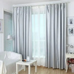 rideau romain moderne polyester argenté semi transparent fenêtre élégant plissé
