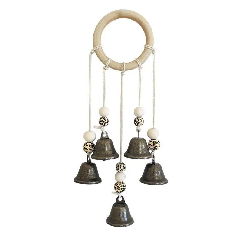 mobile sonore boho cloches marron blanc annuaire central decoration murale chambre salon