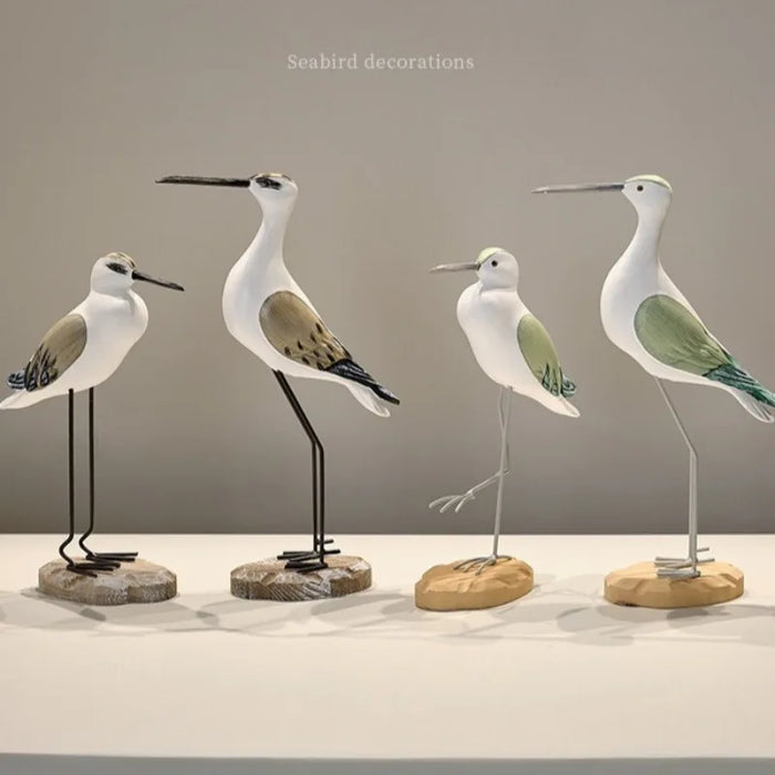 Étagère murale mouette méditerranéenne gris clair