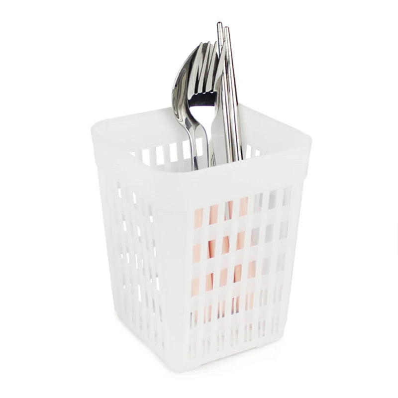 panier rangement blanc moderne couverts outils organisation cuisine minimaliste