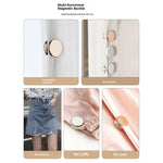 boucles magnétiques or noir blanc modernes 10 pièces métalliques brillantes