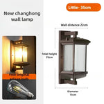 lampe murale vintage noire éclairage quotidien classique texture métallique finition lisse étanche led 90